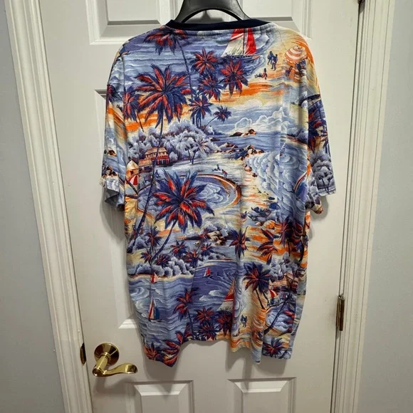 Polo Ralph Lauren size xxl Hawaiian tropical tee shirt - Picture 2 of 8